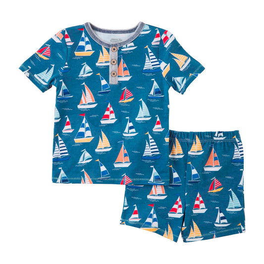 Boys Sailboat Pajama Set