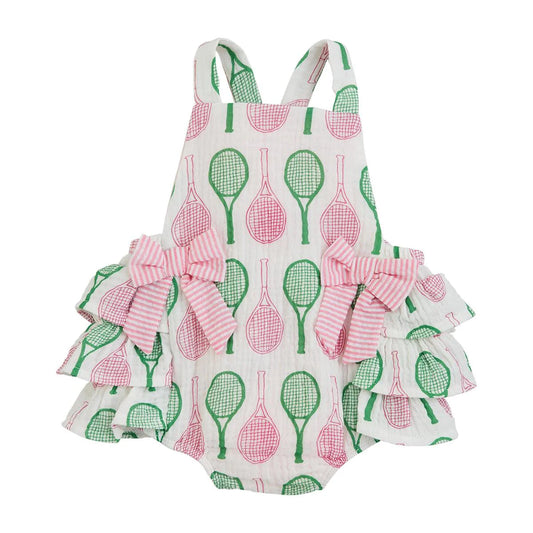Tennis Print Sunsuit