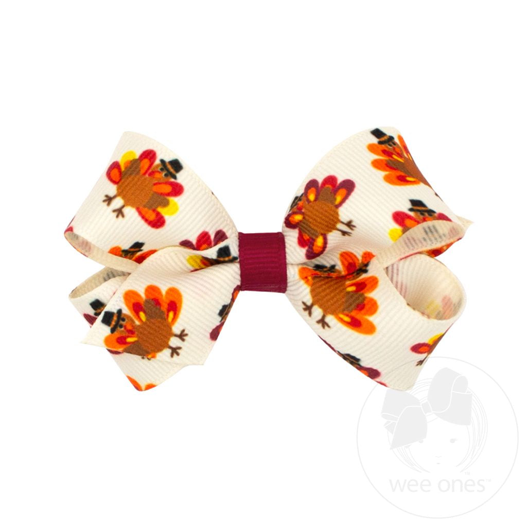 MINI HARVEST GG PRINT BOW TURKEY
