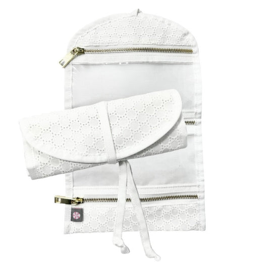 Mini Hang Around White Eyelet Love You