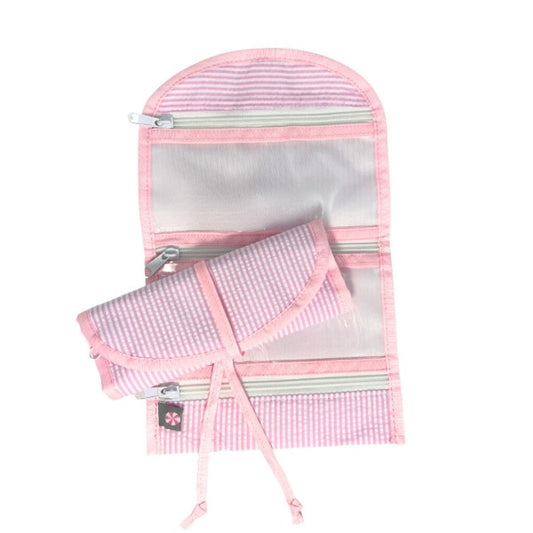 Mini Hang Around Pink Seersucker