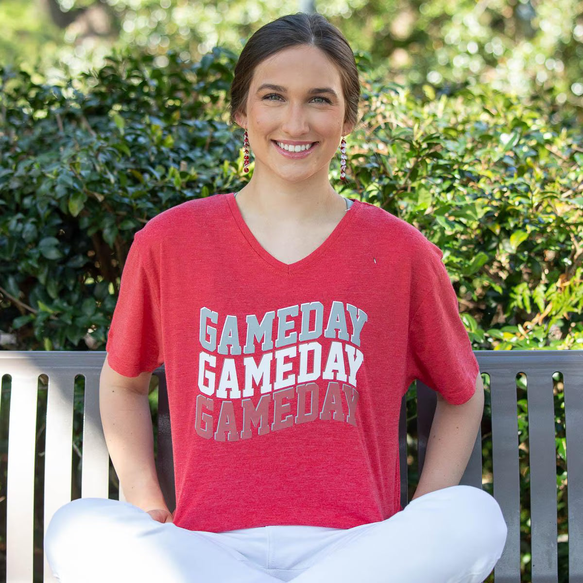 Tshirt Gameday Red/Grey