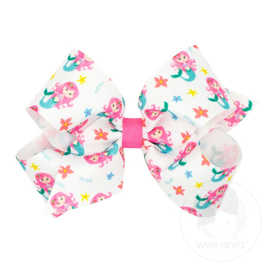 MED BEACH PRINT GG BOW