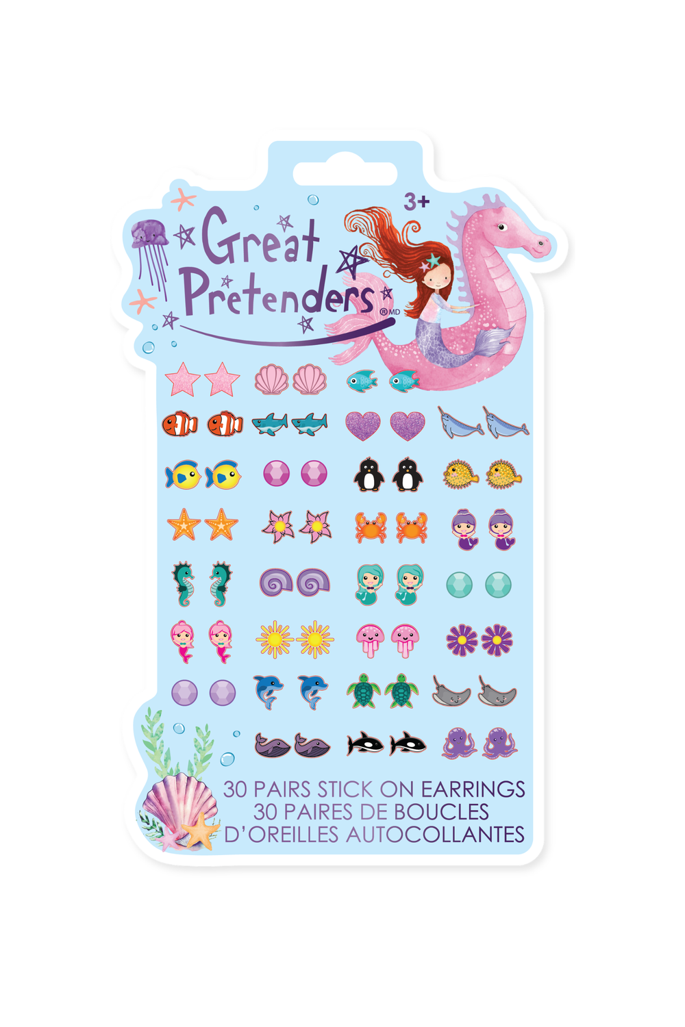 Mermaid Sticker Earrings