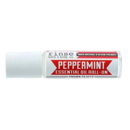 Rinse Peppermint Roll-On | Headache Relief | Squalane Carrier Oil