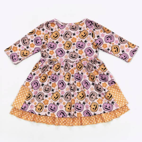 Jack O Lantern Girls Dress Halloween
