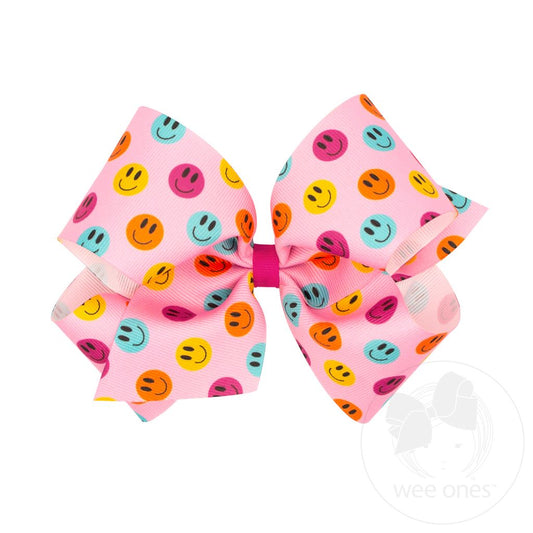 KNG NOVELTY TRENDY GG PRINT BOW SML