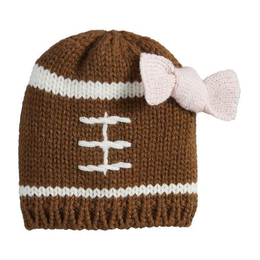 Baby Girl Football Knit Hat