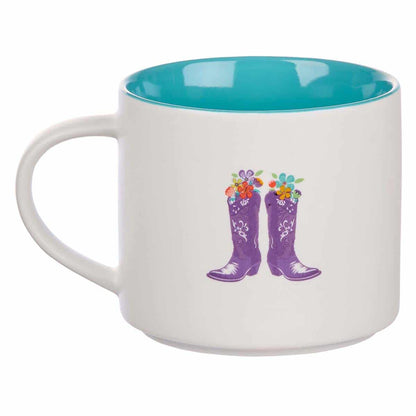 Mug Ceramic Boots Lace Grace