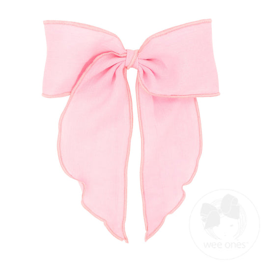 King Cotton Gauze Bowtie with Twisted Wrap and Whimsy Tails