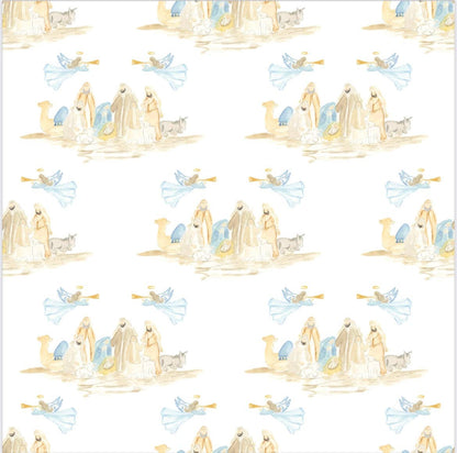 Nativity  Zipper Onesie
