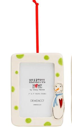 Christmas Pattern Frame Ornaments