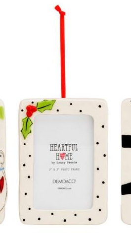 Christmas Pattern Frame Ornaments