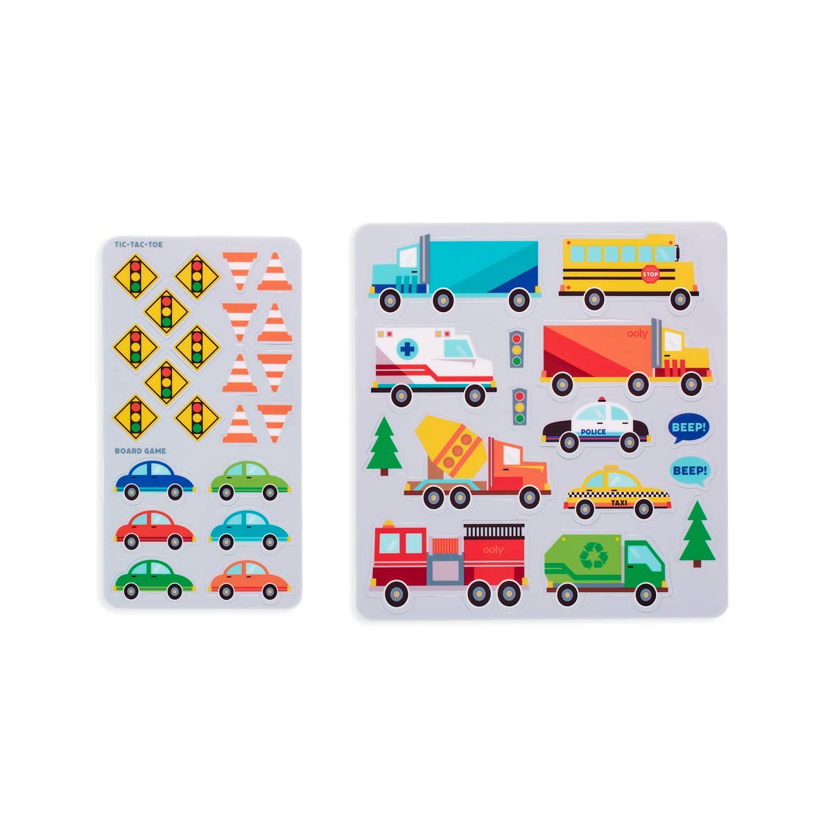 Play Again!: Reusable Sticker Fun - Working Wheels