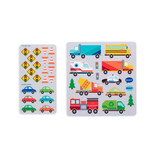 Play Again!: Reusable Sticker Fun - Working Wheels