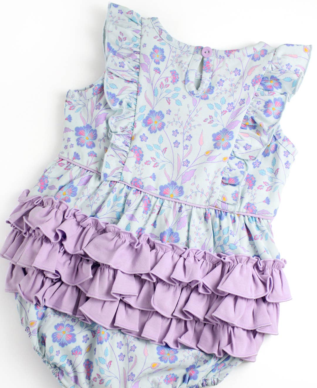 Baby Girls Fairytale Garden Tank Waterfall Romper