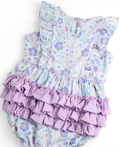 Baby Girls Fairytale Garden Tank Waterfall Romper