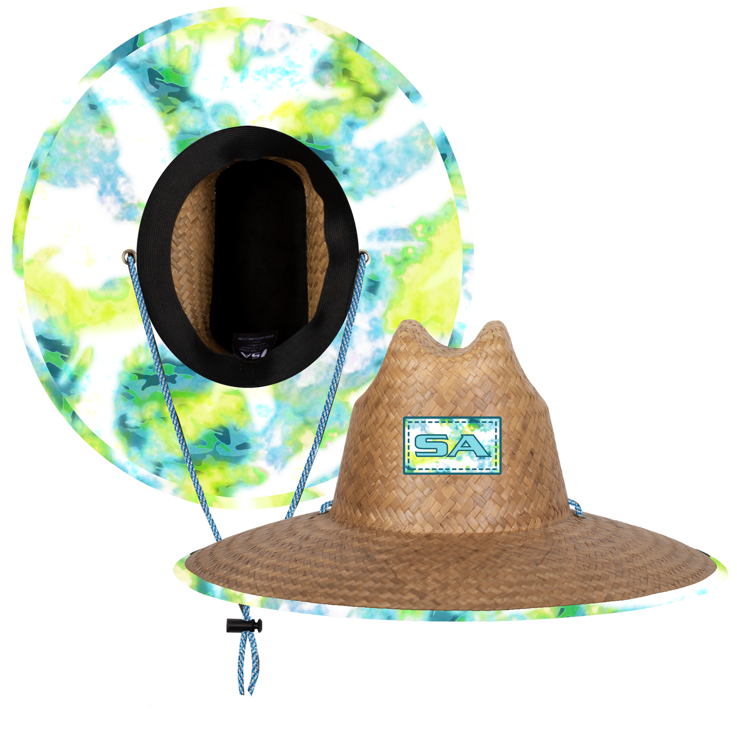 Palms Under Brim Straw Hat | Lakeview