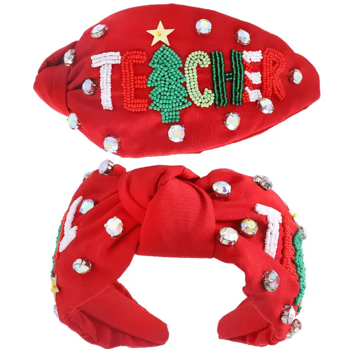 Christmas Beaded Headbands