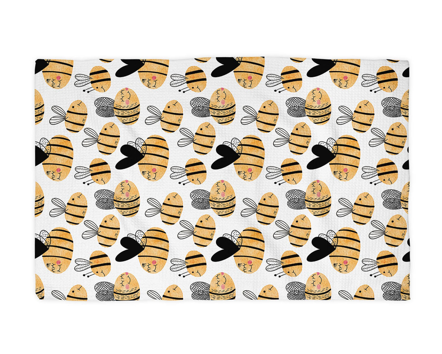 Honey Apiary Bee Farmer Beekeeper Kitchen Towel Dish Hive