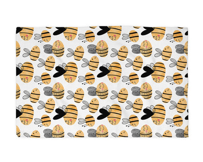Honey Apiary Bee Farmer Beekeeper Kitchen Towel Dish Hive
