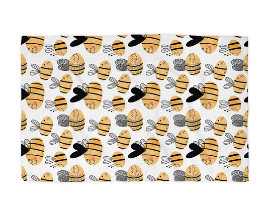 Honey Apiary Bee Farmer Beekeeper Kitchen Towel Dish Hive