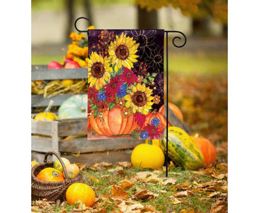 Garden Flag - Pumpkin Bouquet
