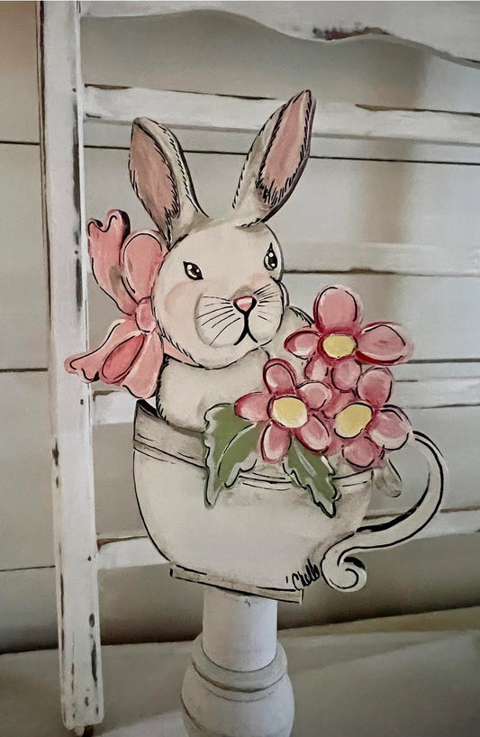 Topper Teapot Bunny