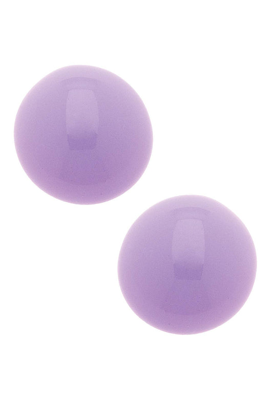 Neiman Coated Enamel Stud Earrings