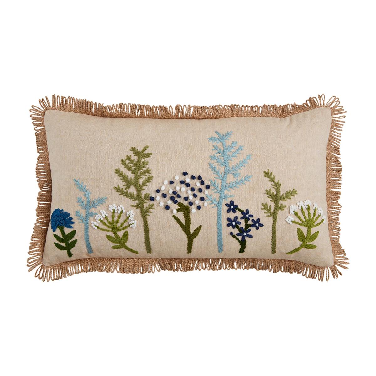 Pillow Lumbar Flrl Emb