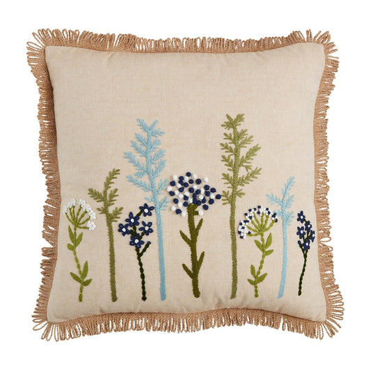 Pillow Square Flrl Embr
