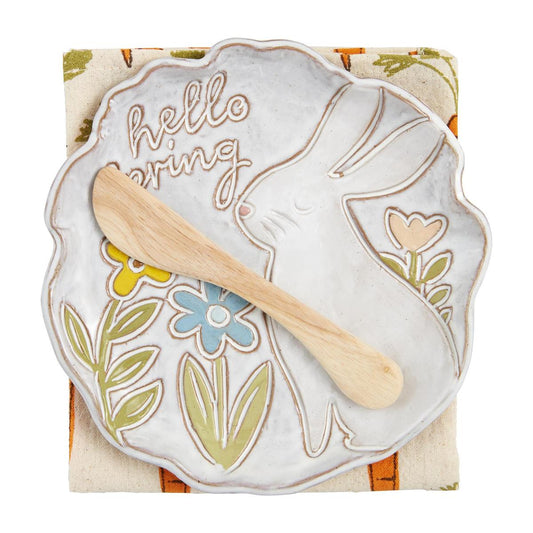 App Plate Sitting Bunny