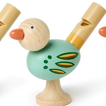 Hand-Crafted Wooden Bird Whistle