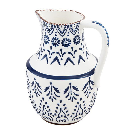 Pitcher Blue Painted