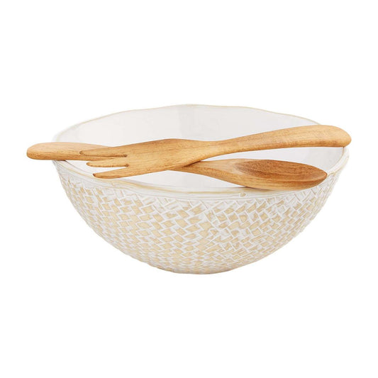 Bowl White Weave