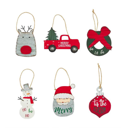 Christmas Tin Ornament