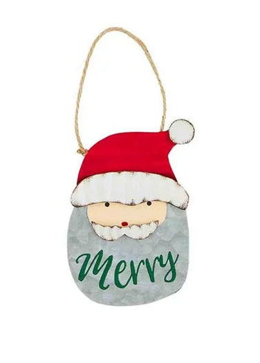 Christmas Tin Ornament