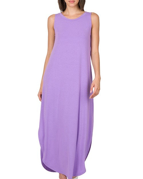 Plus Maxi Side Slit with Pockets