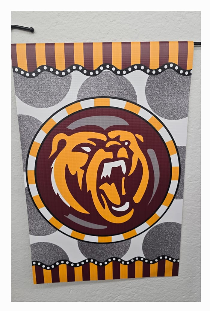 Garden Flag Bear