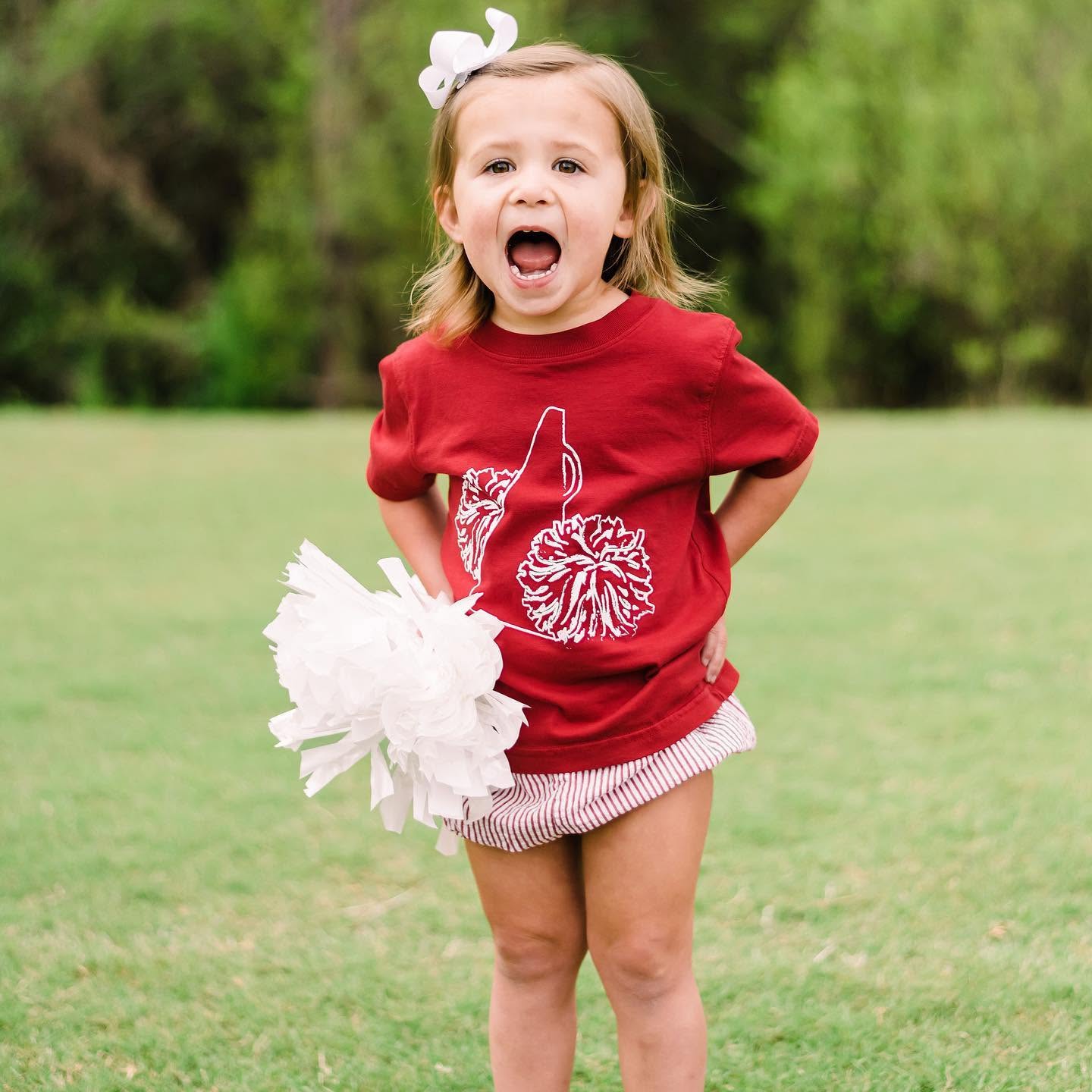 Red Pom Poms T-Shirt