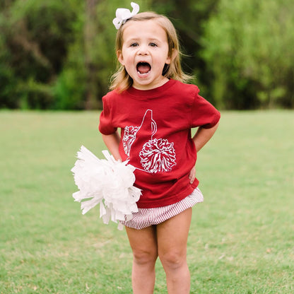 Red Pom Poms T-Shirt
