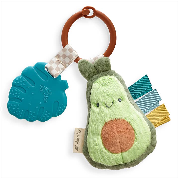 Plush + Teether | Avocado