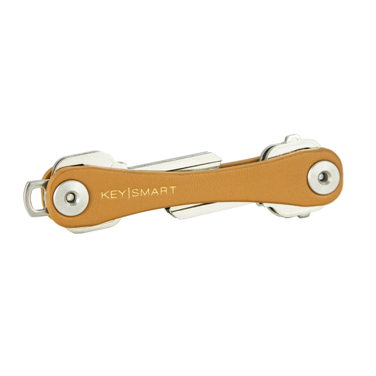 KeySmart Leather Key Holder | Leather | Holds 10 Keys