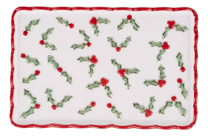 Holly Trinket Tray