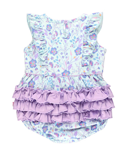 Baby Girls Fairytale Garden Tank Waterfall Romper