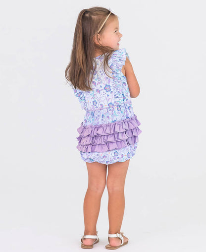 Baby Girls Fairytale Garden Tank Waterfall Romper