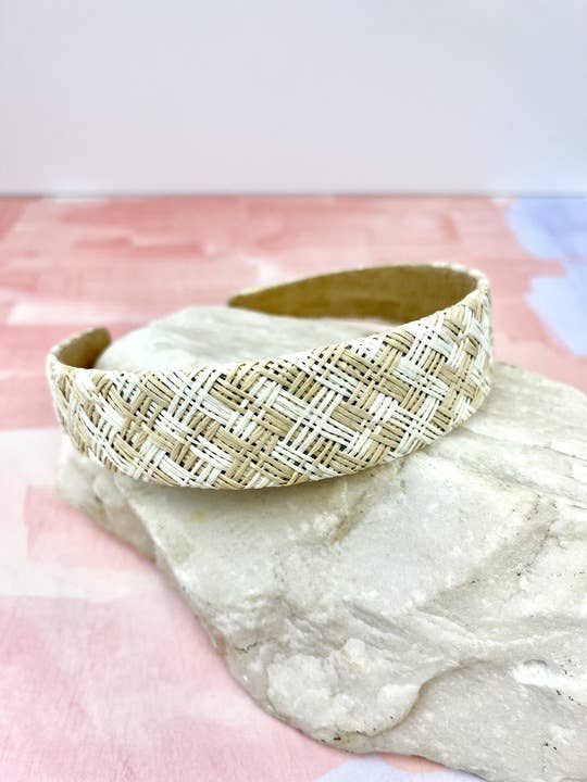 Woven Raffia Headbands