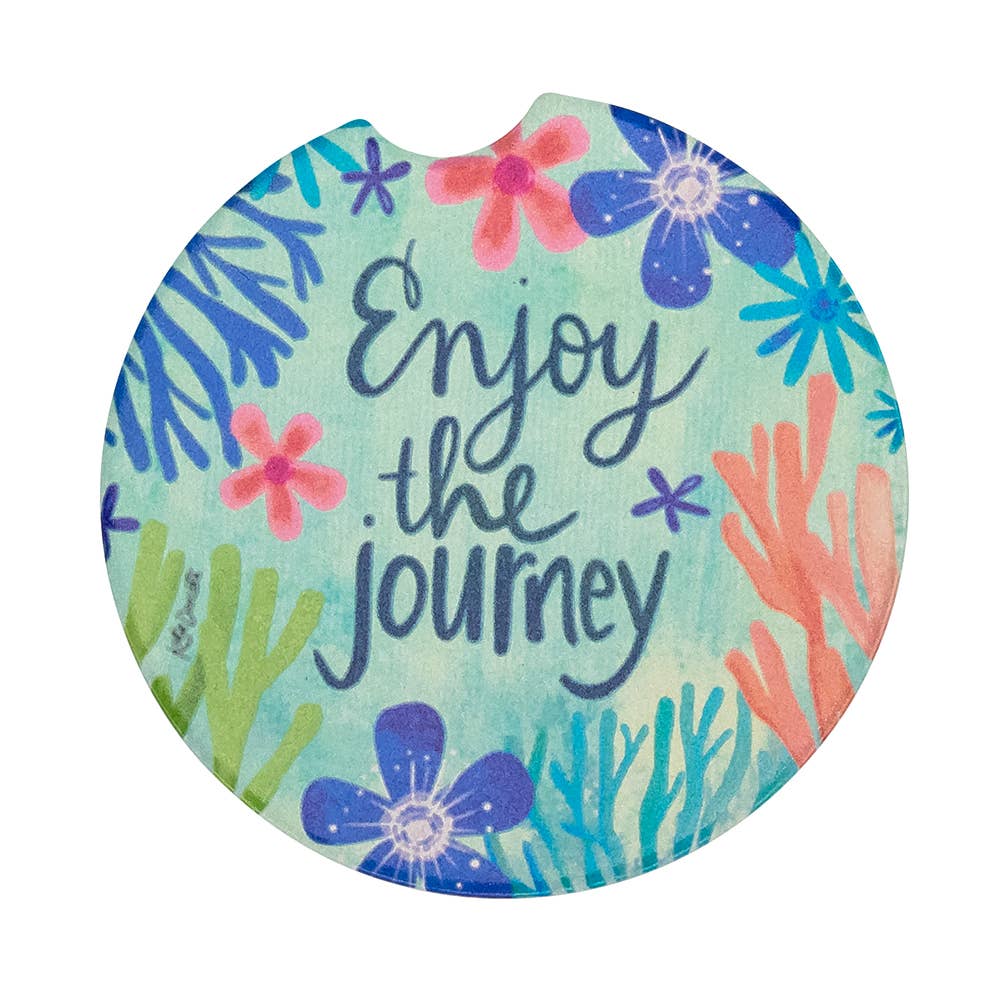 Enjoy The Journey Car Coaster Coastal