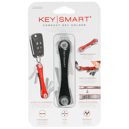 KeySmart Original Key Holder | Aluminum | Holds 8 Keys