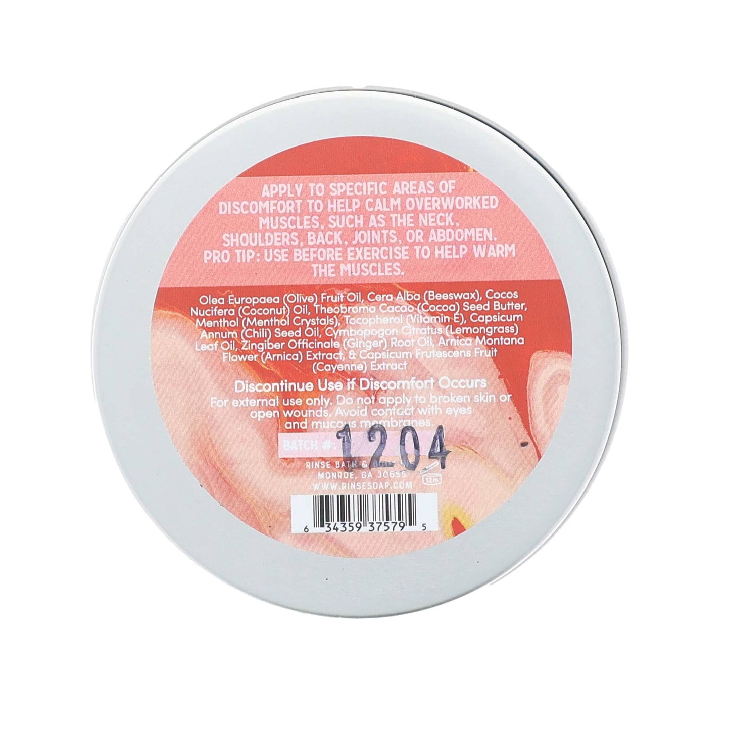 Warming Muscle Salve | Heat Therapy Balm | Athletic